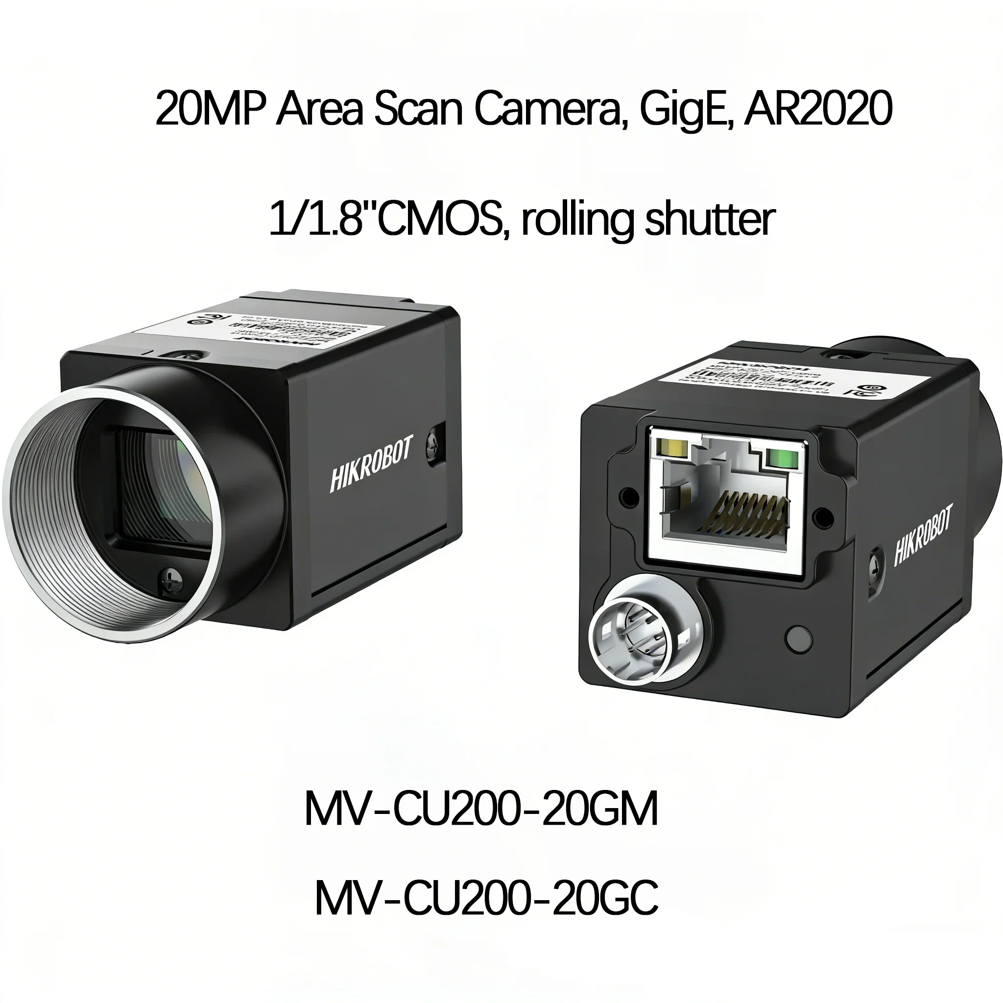 New Hikrobot MV-CU200-20GM ,MV-CU200-20GC, 20MP HK Industrial Camera, 2.0M Area Scan Camera