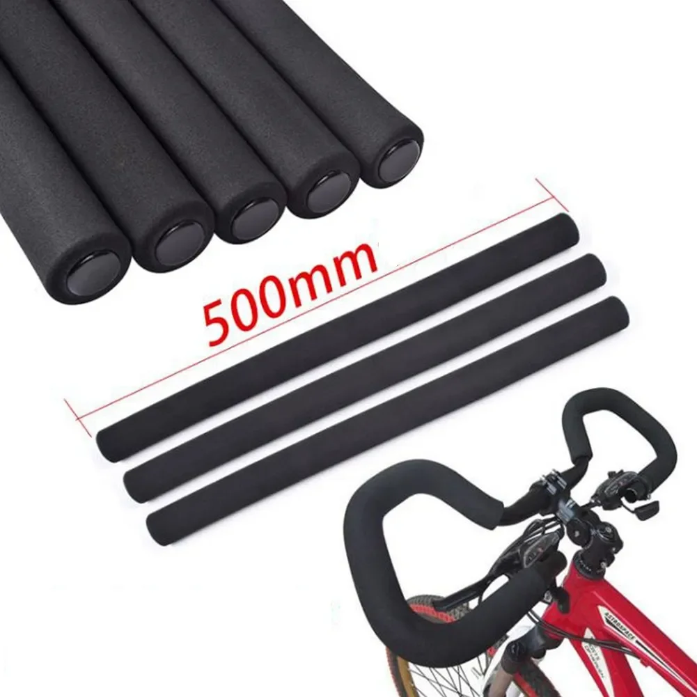 50cm bicicletta bici MTB tubo manubrio spugna schiuma impugnatura morbida manopole manubrio bici copertura in spugna coperture lunghe in spugna