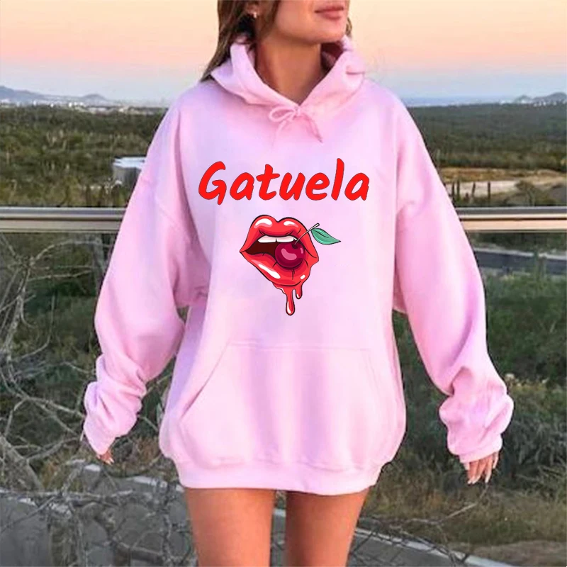 Gatuela Karol G Song Hoodie Sexy And Fashionable Pattern Print Harajuku Street Style Sweatshirts For Men Women