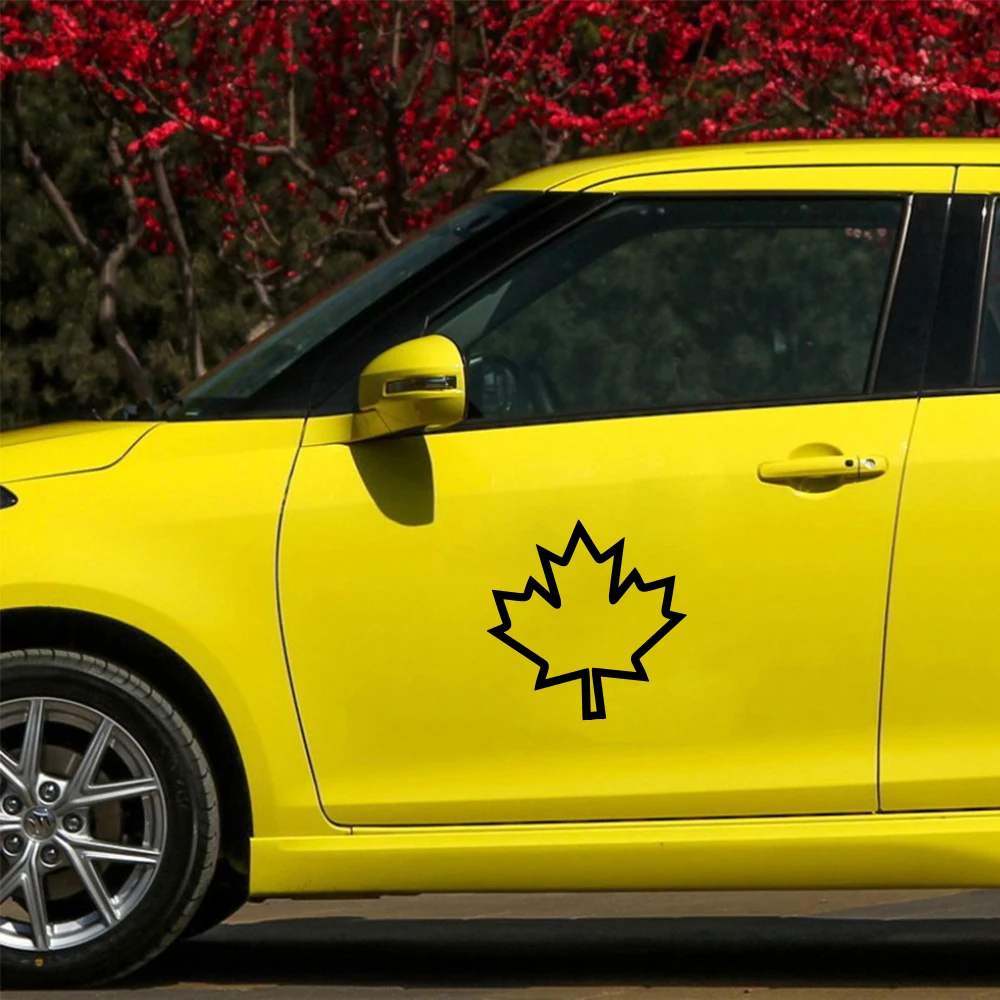 

Canada leaf Vinyl Car Sticker Decor Auto Body Decal canada leaves Window Vinyl Stickers