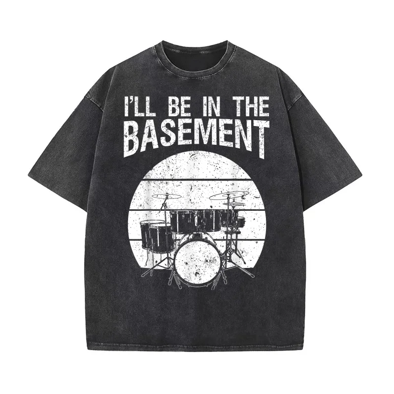 

Funny Drummer Art For Men Women Drum Set Drumming Lovers T-shirt Men's Tee Shirt Short Sleeve Male Clothes Fashion