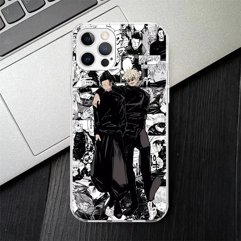 Jujutsu-Kaise Geto Suguru Soft Silicone Phone Case For Apple iPhone 11 14 15 16 Pro 12 13 Mini XR X XS Max 7 Plus 8 + Fundas Cov