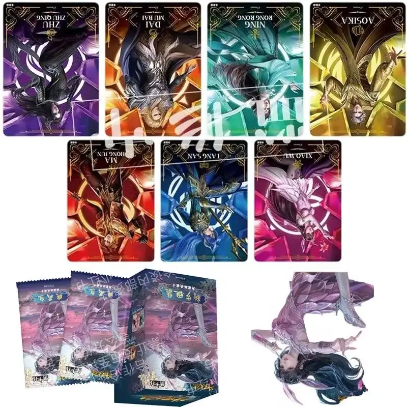 Genuine Soul Land‌ Card New Year Elegance Collection Edition SEC Douluo TangSan XiaoWu Anime Character Collection Cards Toy Gift