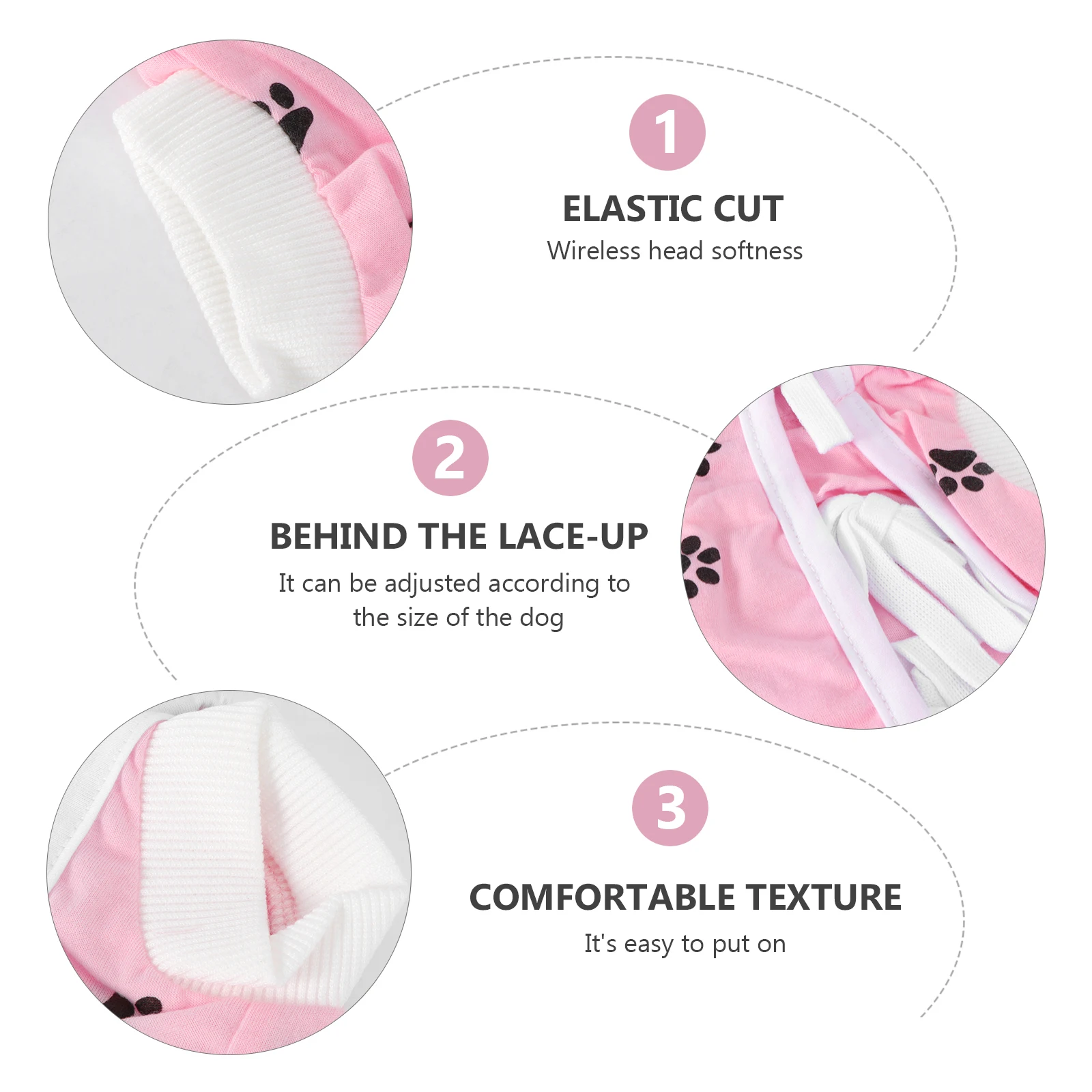 

Puppy Nursing Durable Heart Design Comfortable Fit Outdoor Use S Pink Size Lightweight Surgical Gown Protective Costume Dress