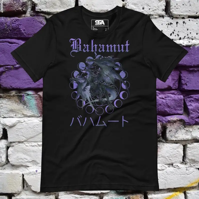 Bahamut Dragon Final Fantasy Gaming T-Shirt RPG Shirt