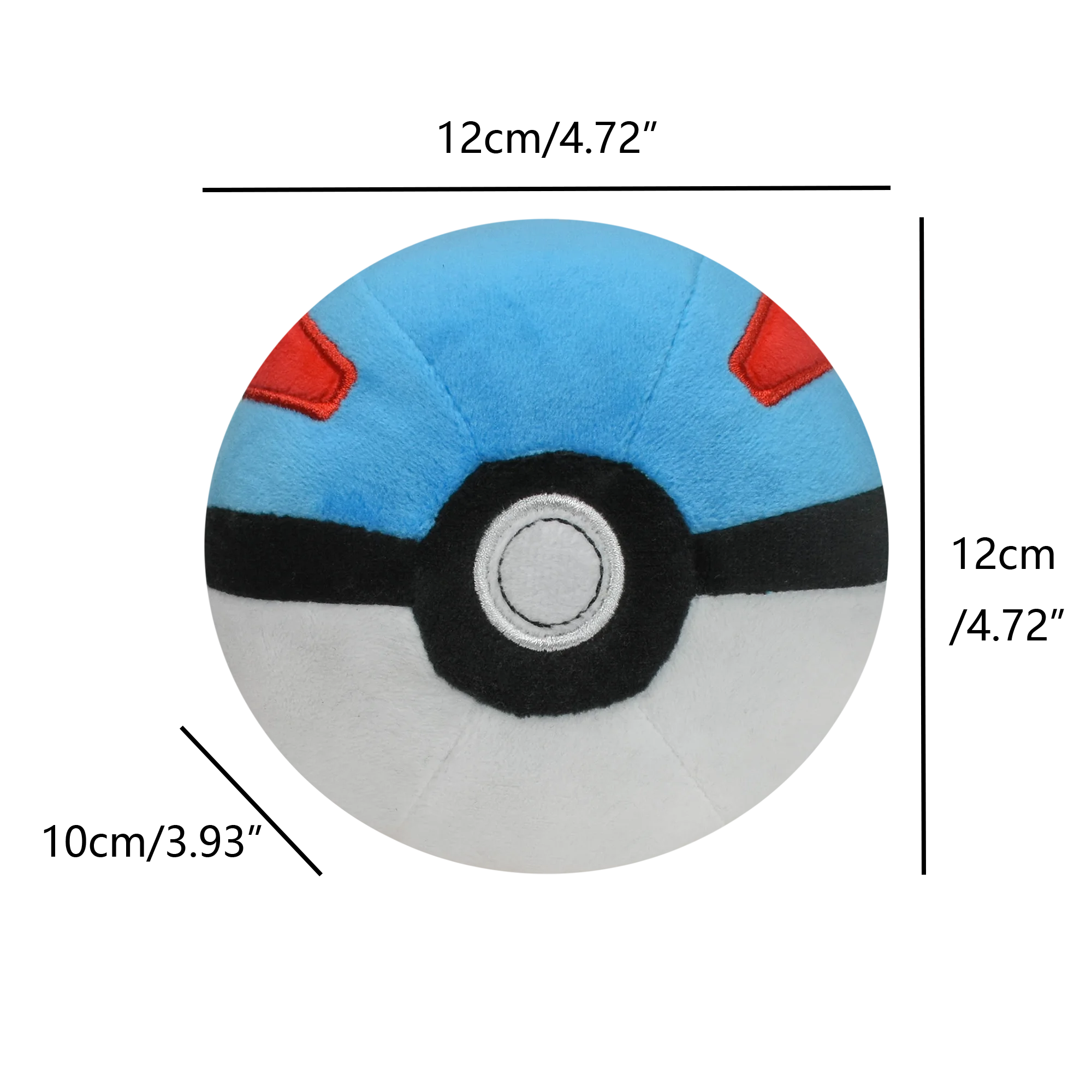 Master Ball Great Ball Ultra Ball Poké Ball Plüschtiere Weiche Kuscheltiere Cartoon Rucksack Anhänger Dekoration Spielzeug Geburtstag