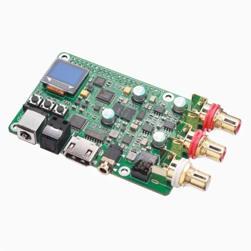 Raspberry pi DAC audio decoding board ES9038Q2M hifi fever coaxial fiber I2S DSD512 digital
