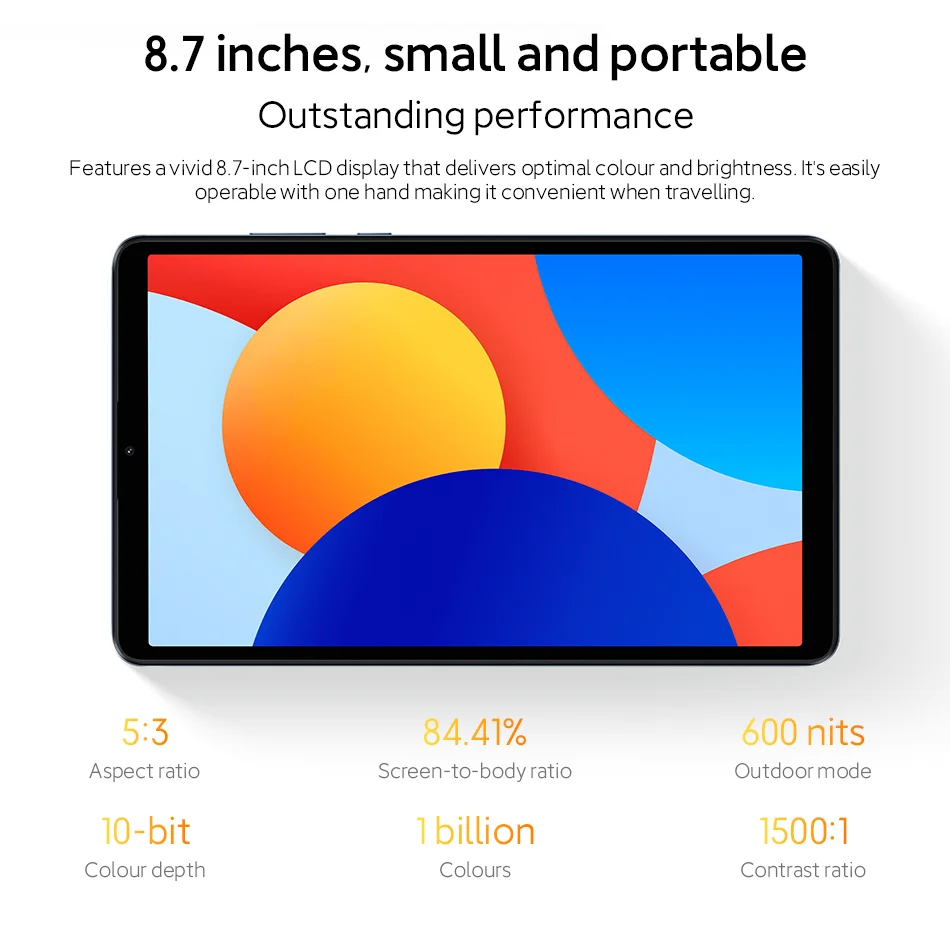 샤오미 Redmi Pad SE 8.7 글로벌 버전 태블릿 MTk Helio G85 64GB 128GB 와이파이 5 듀얼밴드 8.7\