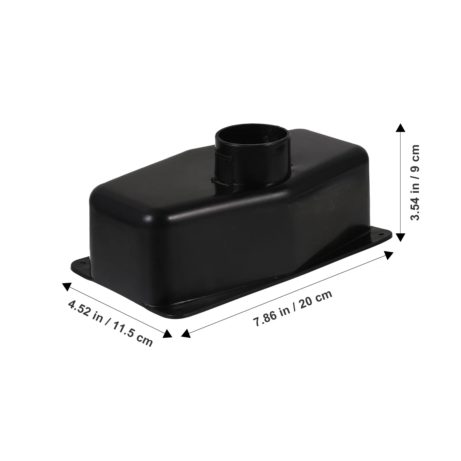 

2Pcs Balls Receiving Box Plastic Table Football Accessories Black Durable Storage Case Under Table Soccer Equipment