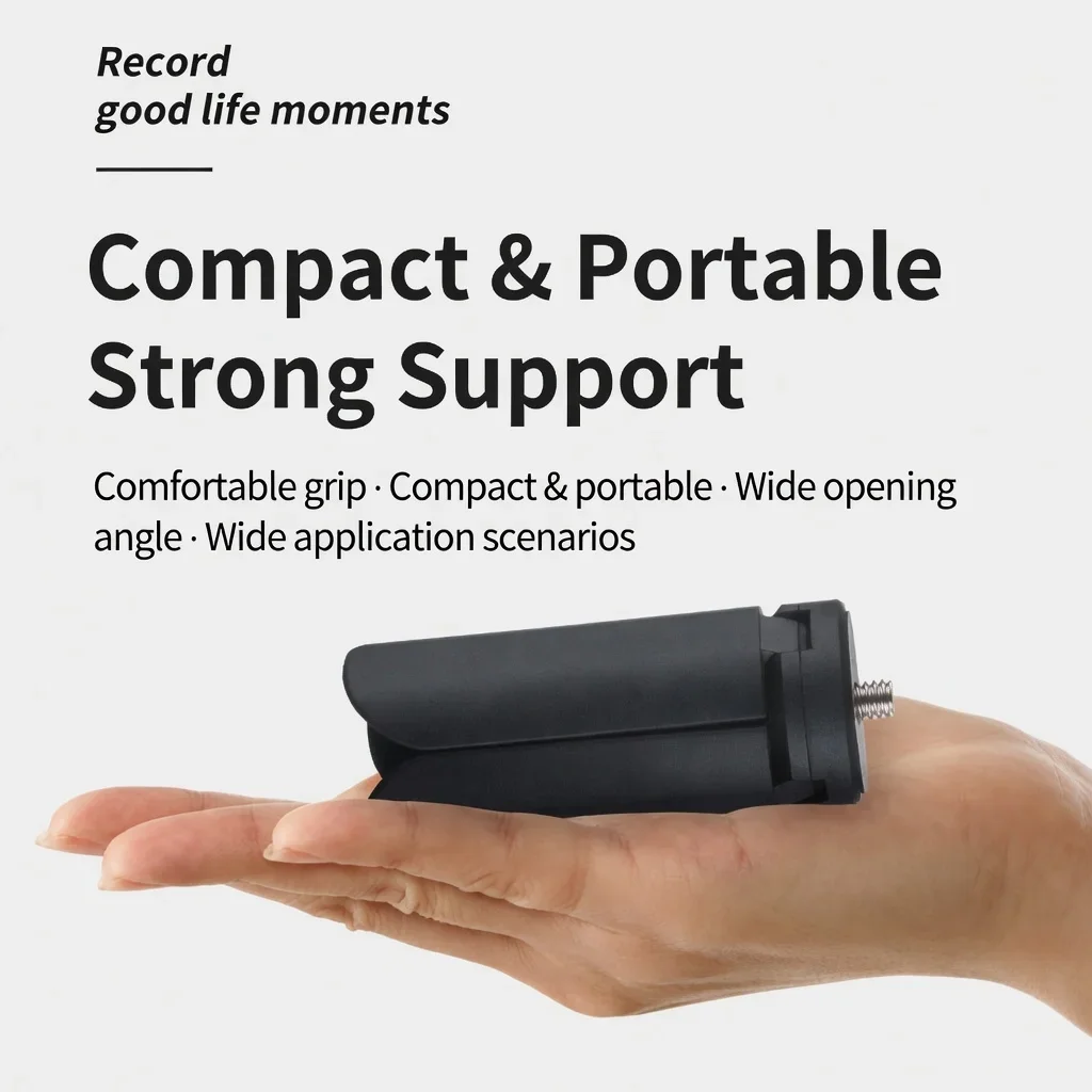 Handheld Desktop Stand Panoramic Camera Vlog Grip Accessories Mini Tripod for DJI Action 4/5Pro/Action 360 Pocket 3/Pocket4