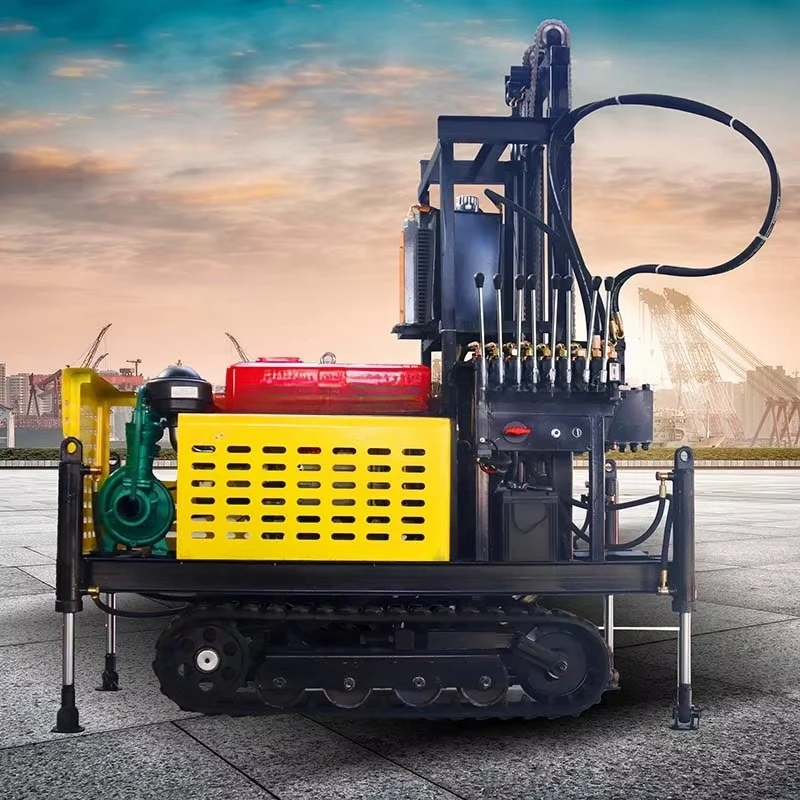 آلة الحفر المحمولة 100 متر جهاز حفر آبار المياه الصغيرة البناء آلة حفر آبار المياه المحمولة المورد