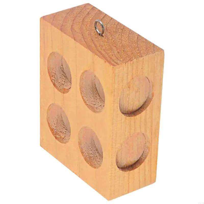 6 lỗ sát khối kép gỗ khối gỗ công cụ giảng dạy cho trường học