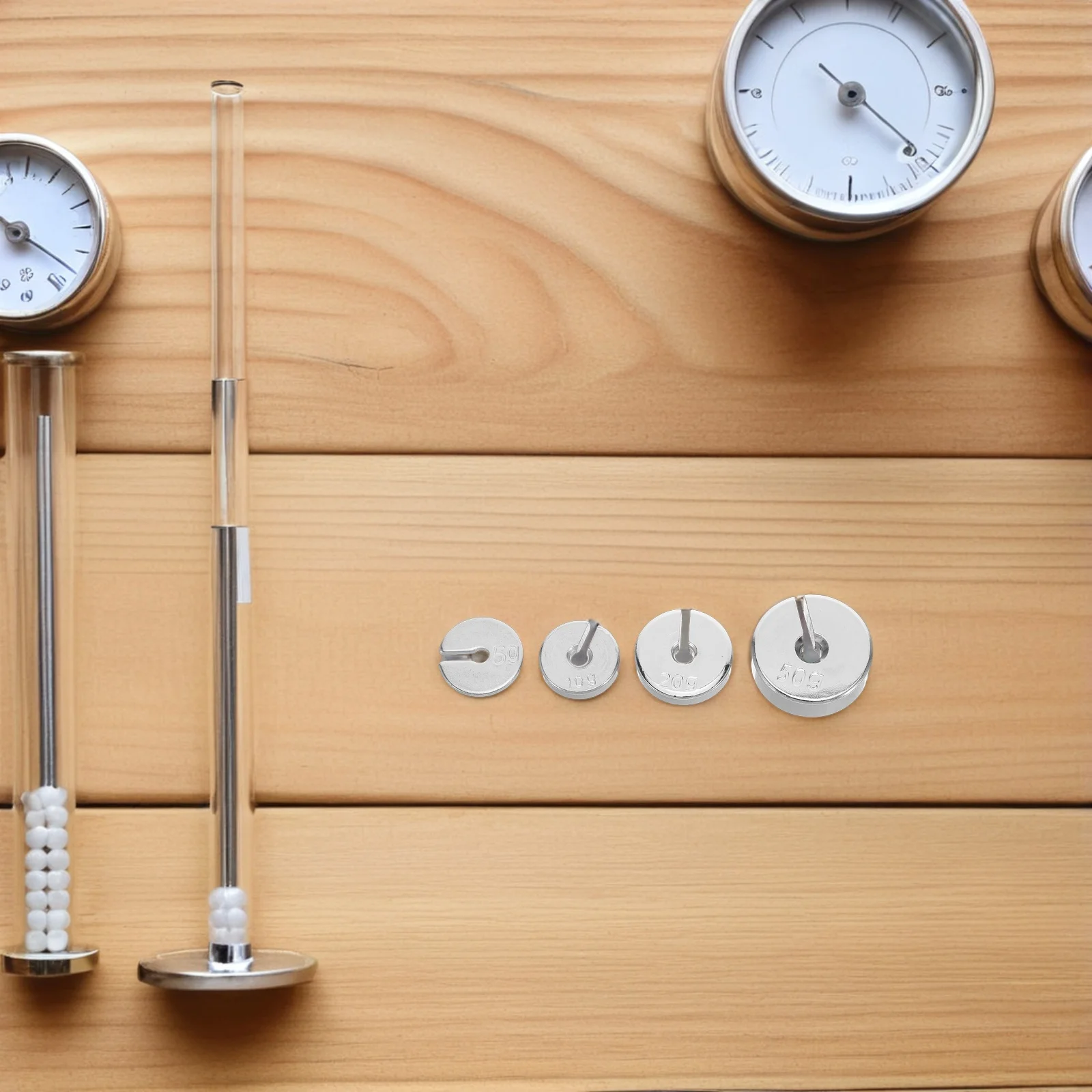 

35pcs Calibration Weight Kit Hooked Load Weights Physics Experiment Equipment Lab Instruments Tension for Science