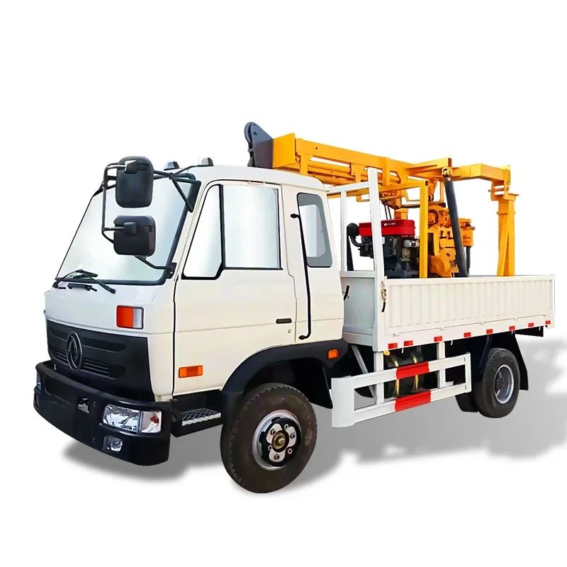 100m 200m 300m truck mounted deep borehole water well drilling rig machine for sale