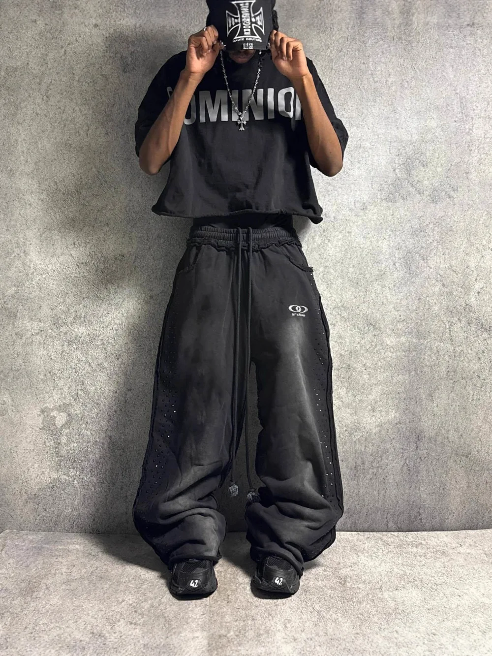 2026 Pantalones de pierna recta sueltos con estampado en caliente retro American Street unisex - Pantalones de moda elegantes e casuales