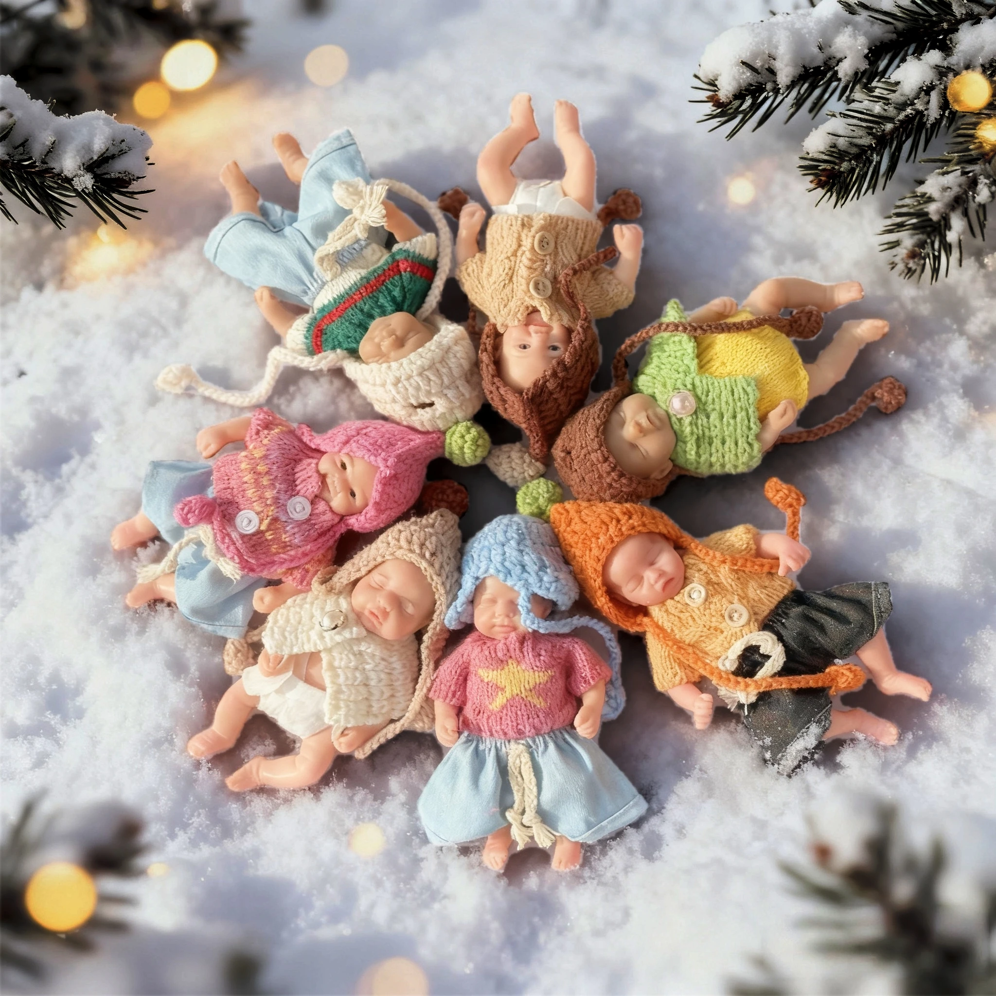 

1 шт. 6-дюймовая силиконовая мягкая на ощупь мини-кукла Reborn для маленьких девочек ручной работы с реалистичной ладонью для новорожденных на Рождество/подарки на день рождения