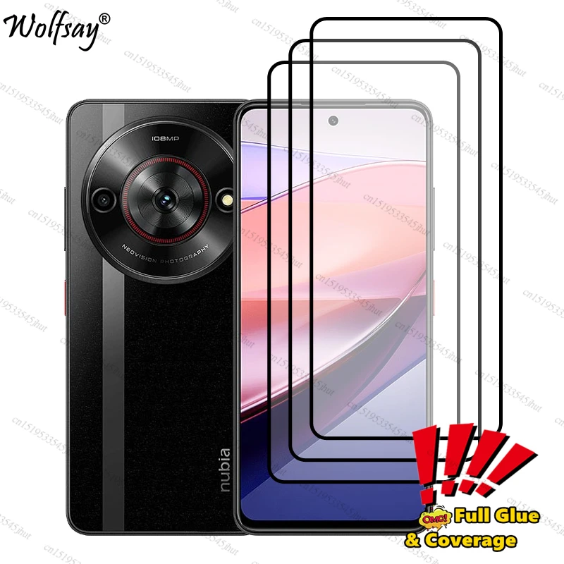 Protetor de tela de cobertura completa para zte nubia foco vidro temperado para zte nubia foco 5g vidro de tela para zte nubia foco vidro