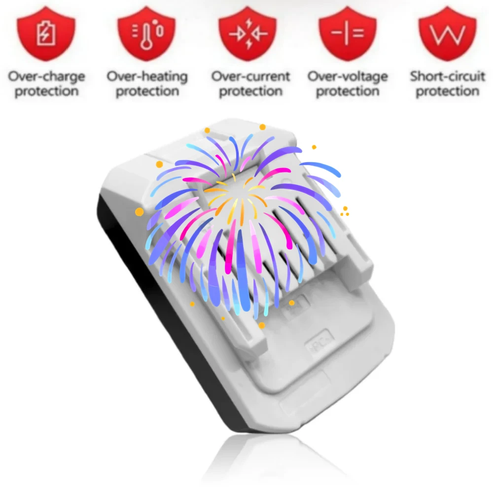 

18V 3000mAh Lithium ion Battery for Makita BL1813G Replacement Batteries BL1811G BL1815G HP457D DF457D 196366-5 Power Tools