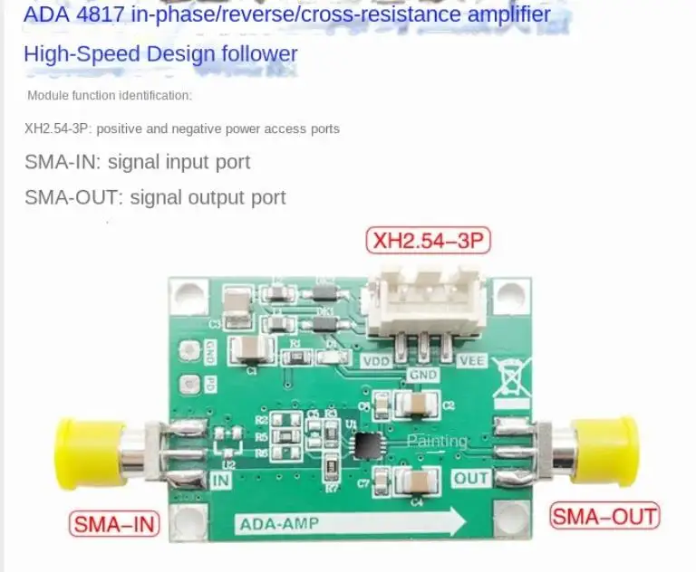 ADA4817-1 Amplifier Module 1GHz Bandwidth JFET-High Speed Transimpedance / Low Noise / High Speed Amplifier