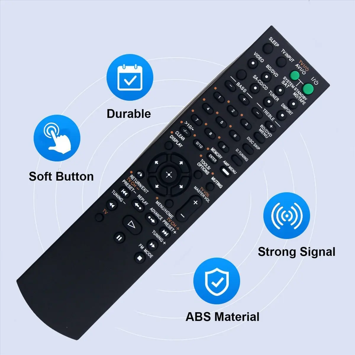 (A26M) RM-AAU055 Replace Remote Control For Sony 2-Channel …