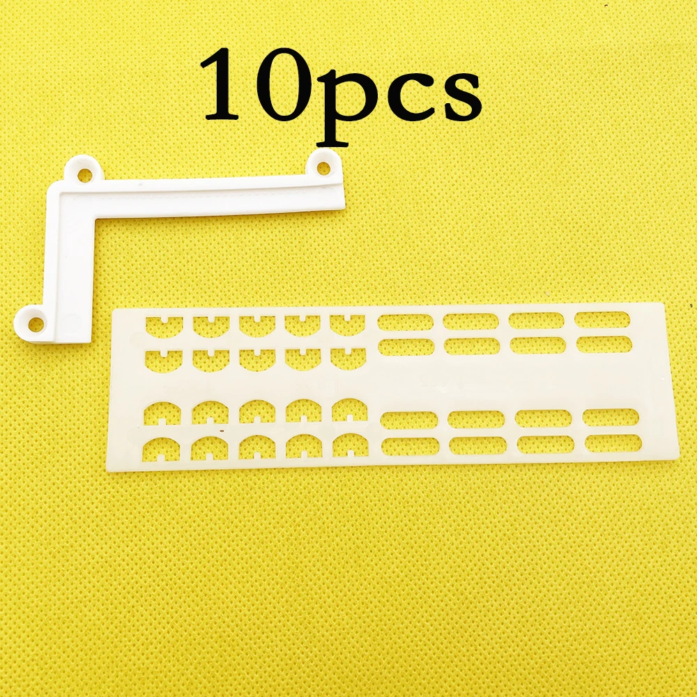 10PCS Beekeeping Anti Queen Fly Out Sheet Crate Beehive Door Working Bees Nest Plastic 4.25mm 4.35mm For Italian Bee Supplies