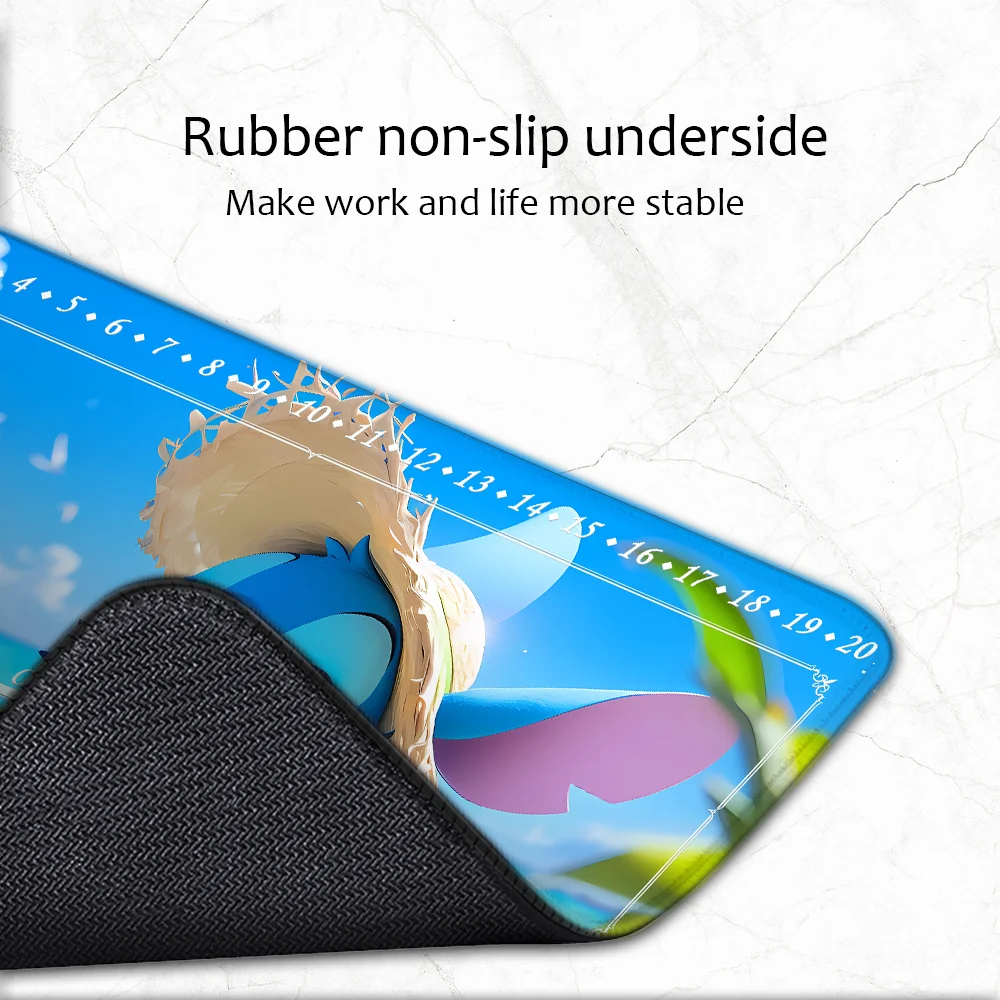 Imagem -04 - Lorrana-trading Card Game Protective Mats Durável Mouse Pad Resistente a Riscos Bolsa de Armazenamento Gratuito Tamanho 24x14 20