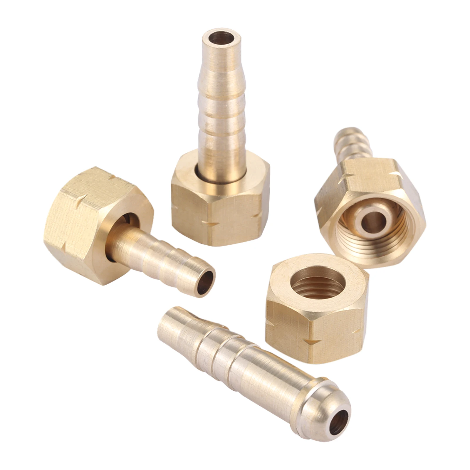 1PC Hose Brass Pipe Fitting M16 Female To 8mm or 10mm Hose Barb Fitting Coupling for Connecting A Hose To A Pipe or Fitting