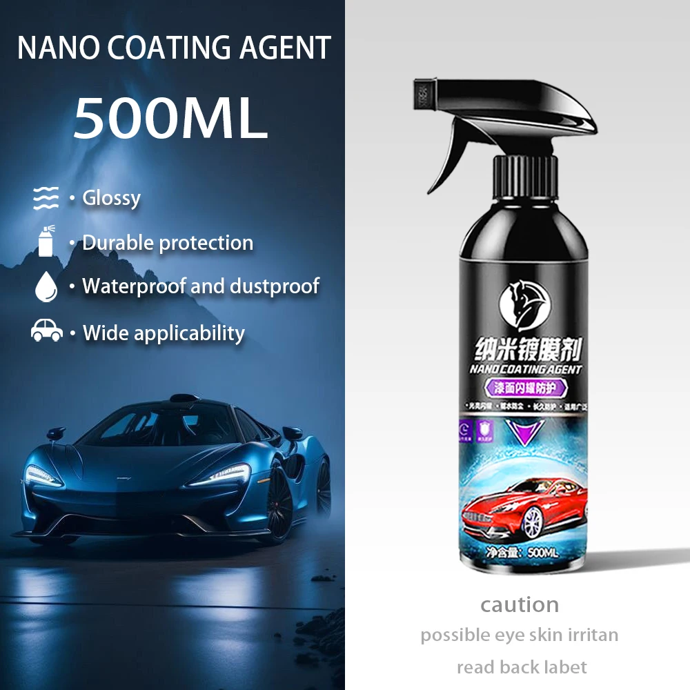 Car Nano Coating Agent Spray Auto Body Ceramic Coats Shine Armor Spray Paint 500ML Car Care Polish Renovator Product Detailing