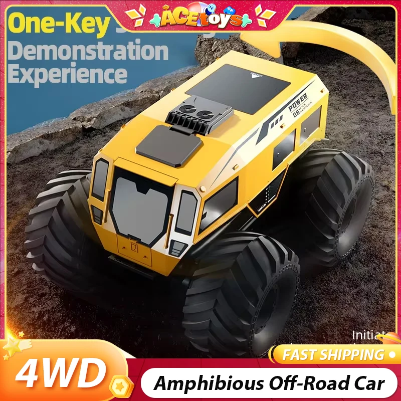 

4WD альпинистский внедорожник-амфибия, удобный высокоавтоматический выносливочный 2,4G электрический автомобиль с дистанционным управлением, игрушечный автомобиль