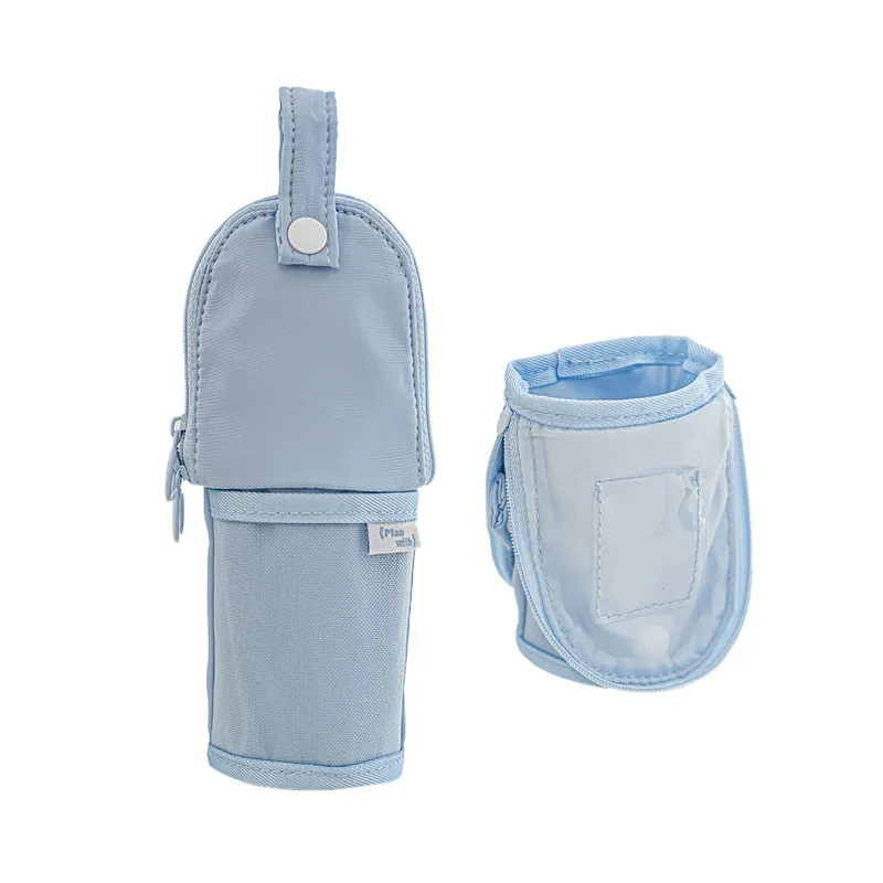 مقلمة صغيرة قابلة للطي ومحمولة وحامل أقلام قابل للتعليق ومنظم مكتب متعدد الوظائف للوازم المكتبية المدرسية