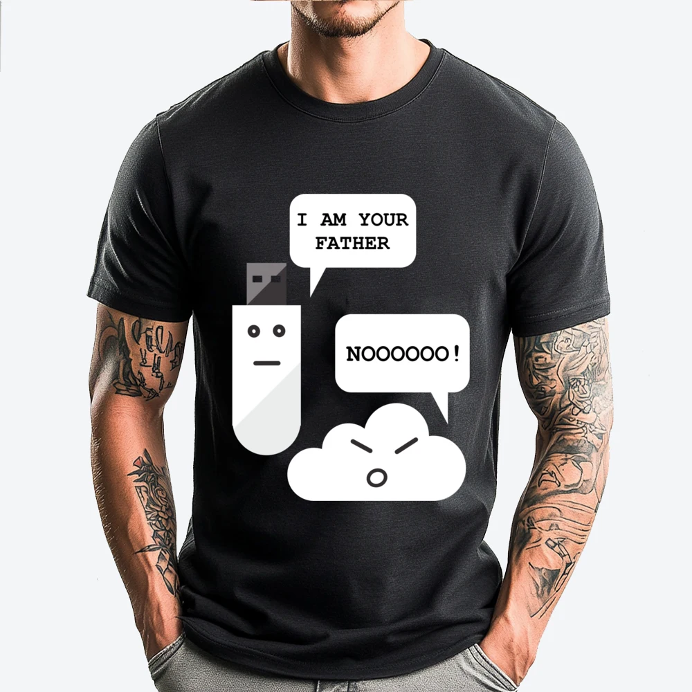 

Usb Cloud Geek Admin Computer Programmer Plain T Shirts Wholesale T-Shirt Graphic Cotton Short Sleeve