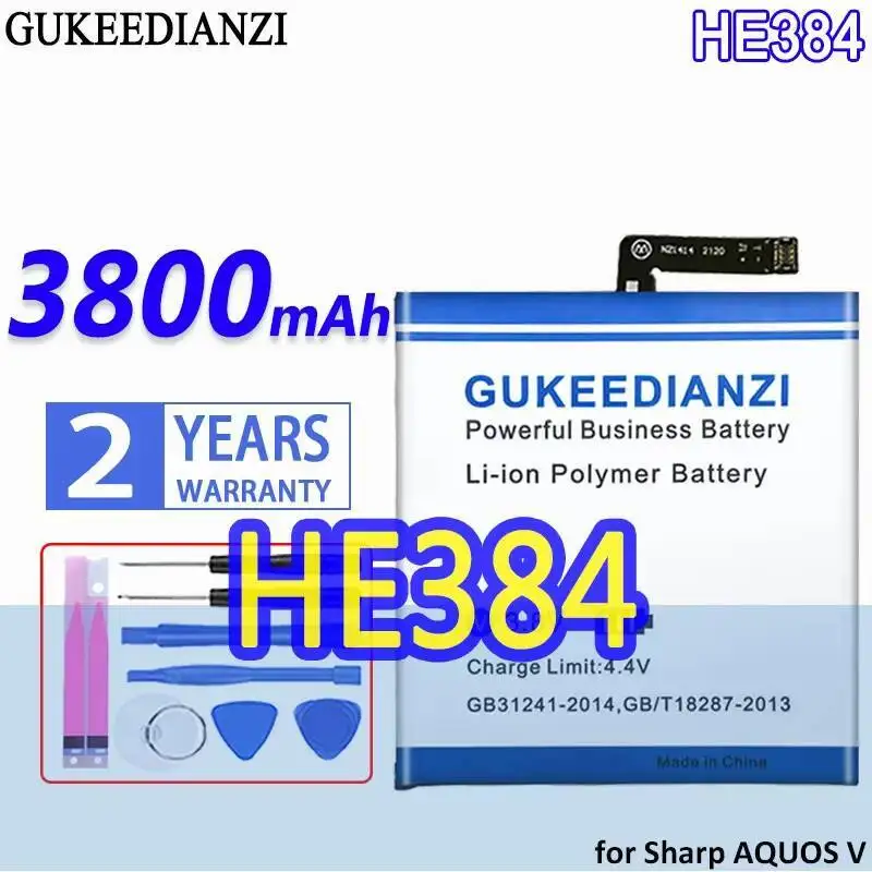 

Lightweight Long-Lasting Mobile Phone Battery HE384 3800Mah For Sharp Aquos V
