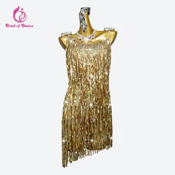 Party Dance Clothes New Latin Dress Womens Samba Sequin Costume Stage Ball Skirt 2026 Elegant Outfits Line Dancewear Sports Suit