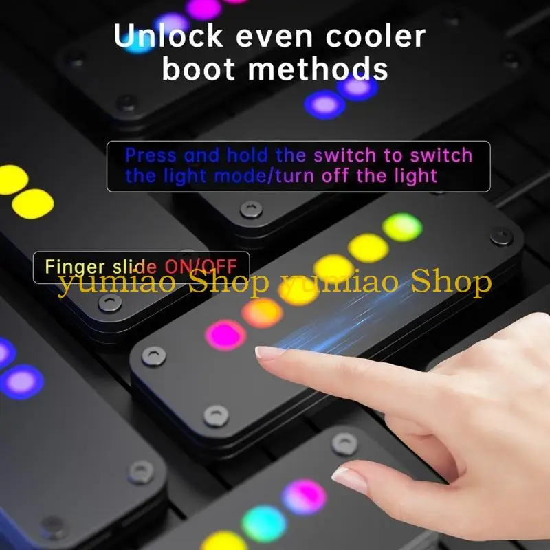 587B Extension Power Cable for Desktop Switches Power Power LED Button Handy Switches Cable SlidingOn