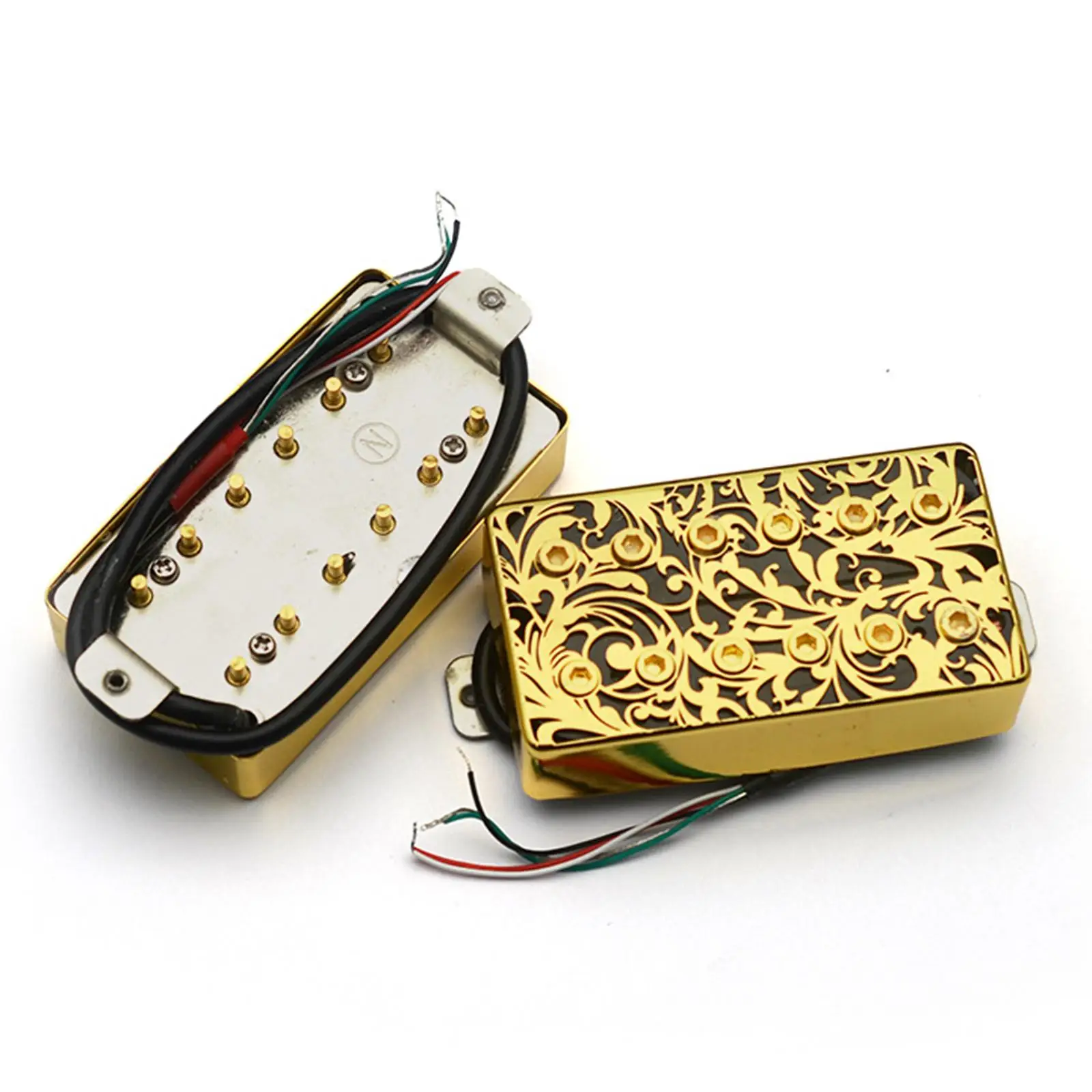 

Двухкатушечный электрогитарный звукосниматель из меди для грифа и бриджа, с плавным дисторшном для гитарного звука