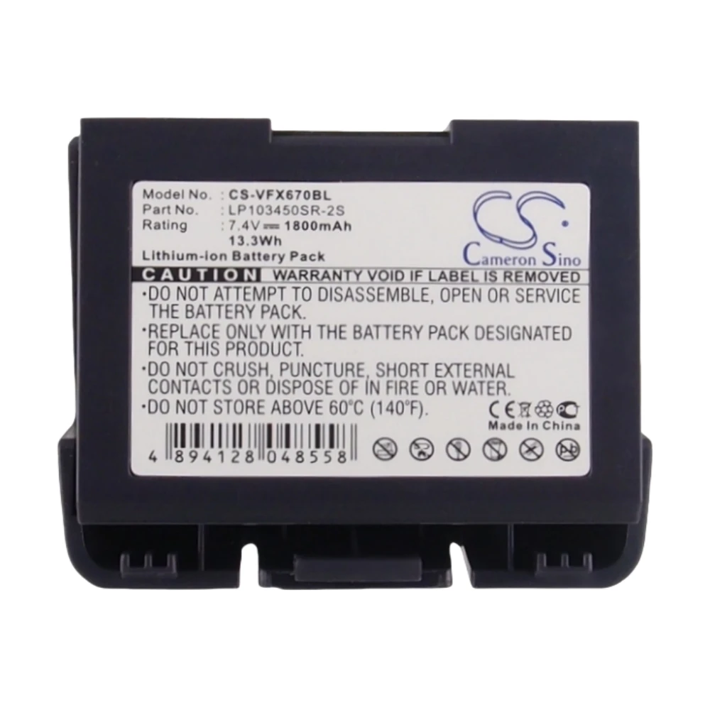 Li-ion Payment Terminal Battery for VeriFone,7.4v,1800mAh,VX670,VX670 wireless terminal,VX520,24016-01-R,LP103450SR-2S