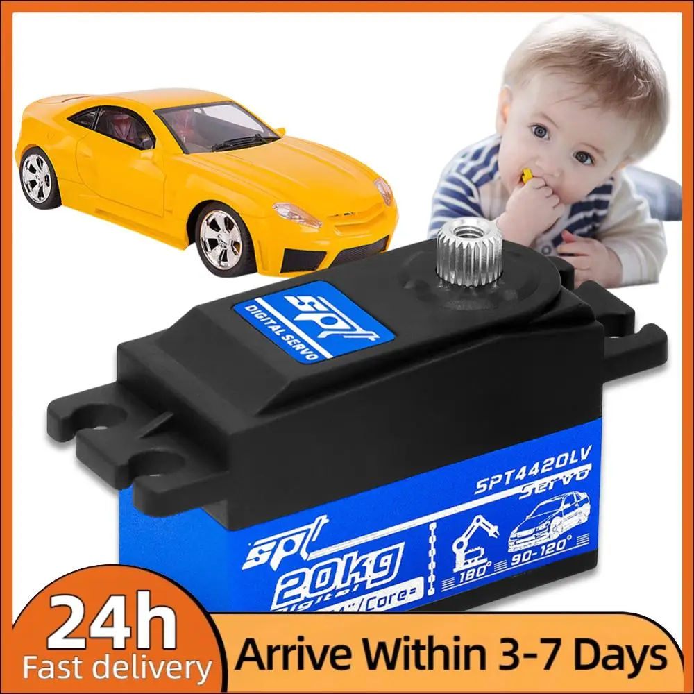 

20kg High Torque Servo Metal Gear Servo RC Digital Micro Servo for 1/10 RC Car for Tamiya Kyosho On-Road Touring Drift Car/Boat