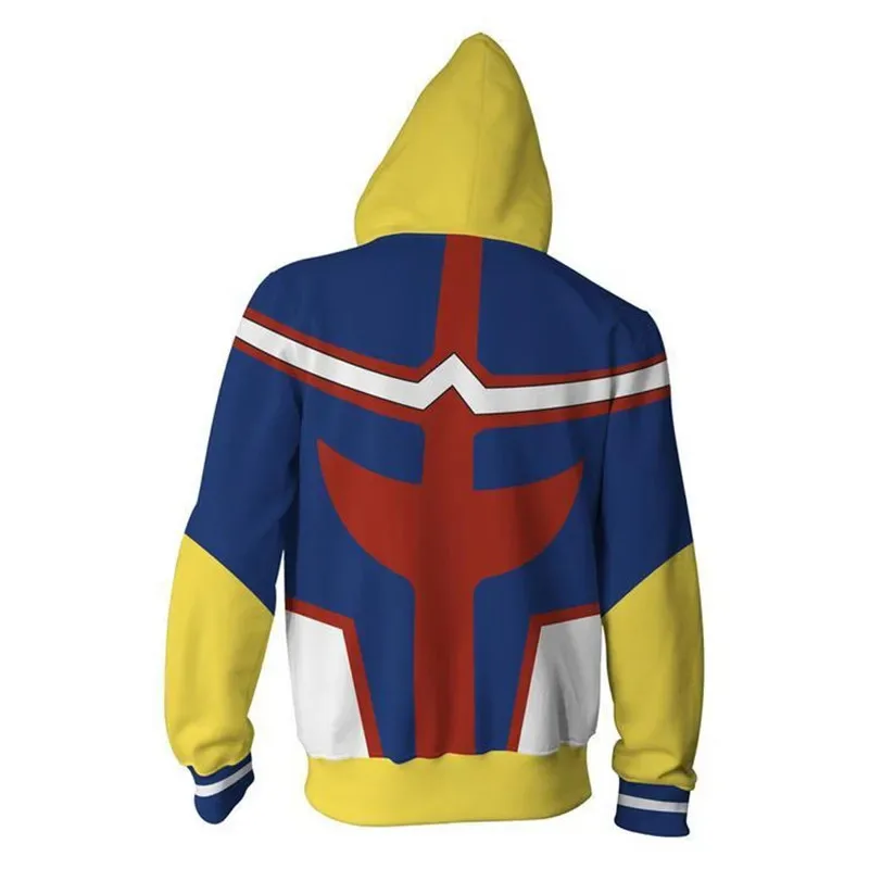 ❤ ❤ 2025 2025 JK Anime My Hero Academia disfraces Cosplay All Might sudadera moda cremallera Sudadera con capucha uniformes escolares chaquetas nuevas ★ ☆