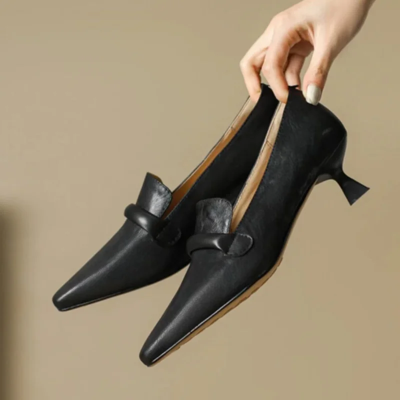 *Spring Autumn Hot Selling Comfortable Pointed High Heels Shoes Fashion New Style Elegant Sexy Temperament Casual Women's Shoes