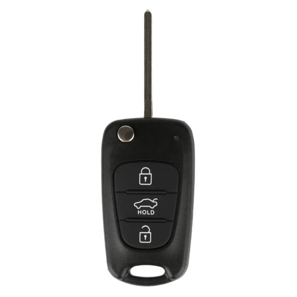 Replacement Remote Car Key Shell 3 BT Flip Folding Key Case For Kia K2 K5 Rio 3 Picanto Ceed Cerato Sportage For Hyundai