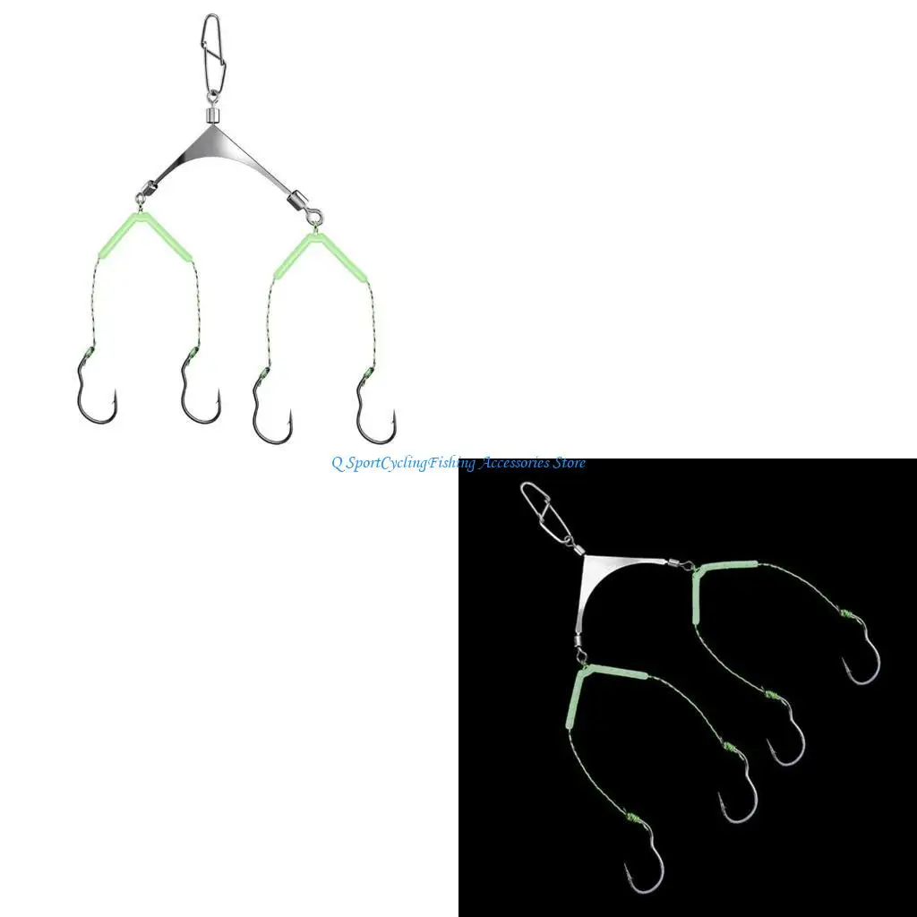 

Antitangle Fishing Hook Stainless Splitter Sharply Penetration Fishing Hooks