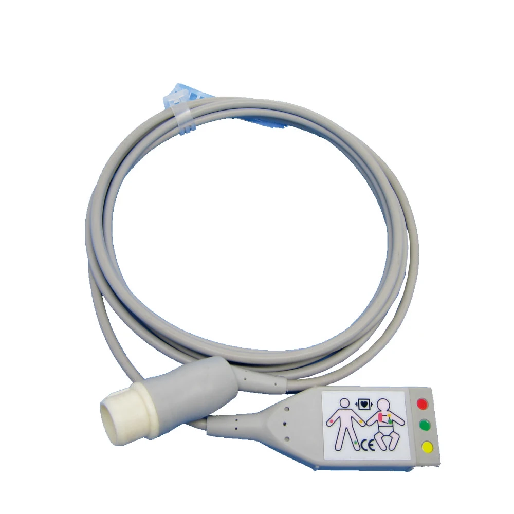 ECG 5-leads Trunk Cable For PHILI DEFIBRILATOR Patient Monitor