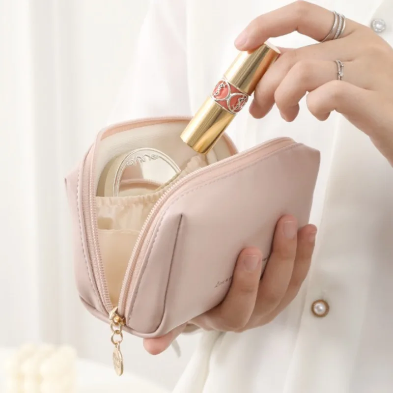 1pcs Mini Cosmetic Bag Multi-Purpose Outdoor Travel Makeup Organizer Bag Small Toiletry & Sundries Storage Pouch