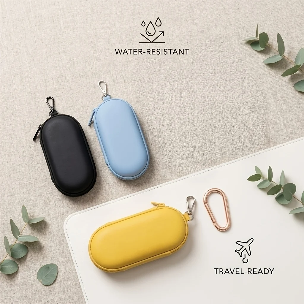 Double-Layer Hard Shell Eyeglass Case, Portable Pressure-Resistant Scratch-Proof Eyewear Storage Box, Stylish Eyeglass Protector