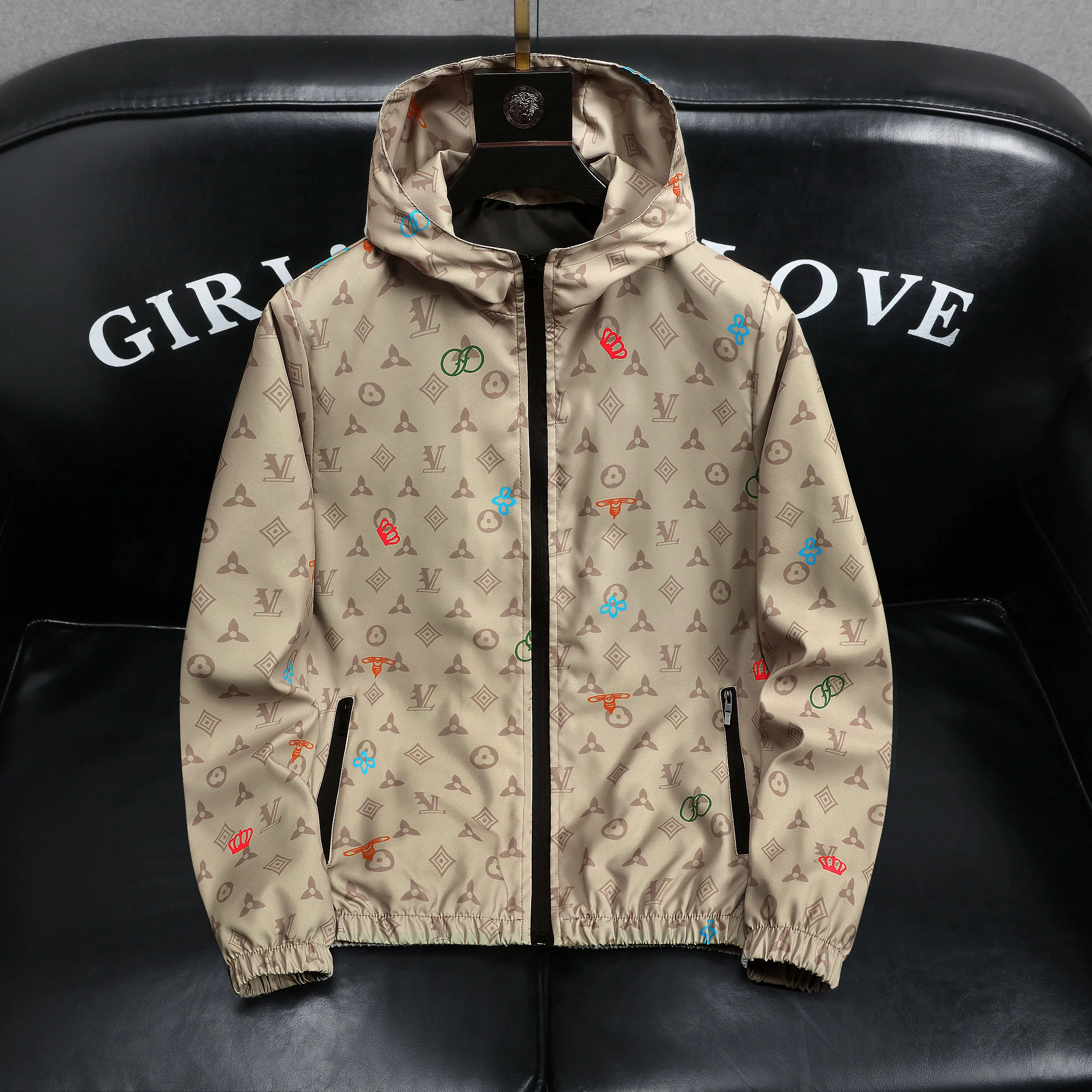 2026 trendy brand spring and autumn coat men's Korean version trendy jacket
