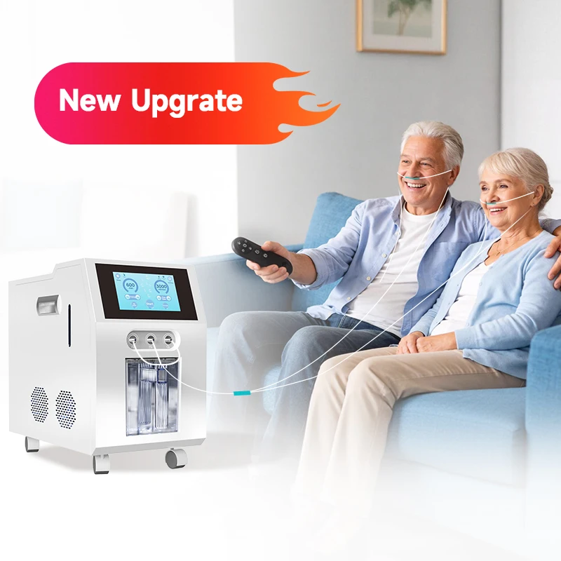 

2026 Intelligent Remote Control Large Flow Rate 3000- 6000ml Hydrogen Inhalation Machine Hydrogen Generator Anti-Aging 99.99%