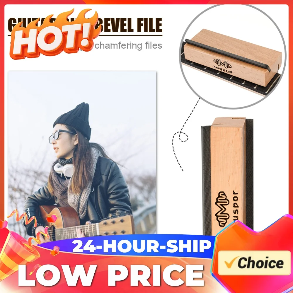 Guitar Fret Bevel-flush Files Luthier Repair Tools 90-degree Right-angle File Multi-function Musical Instruments Parts