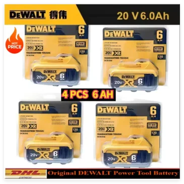 

Original DeWalt 6Ah/5Ah/2Ah 20V battery replaceable DCD887 DCD805 DCF860 Dcd796 DCG406 DCF880 DCF512 DCD805 power tools battery