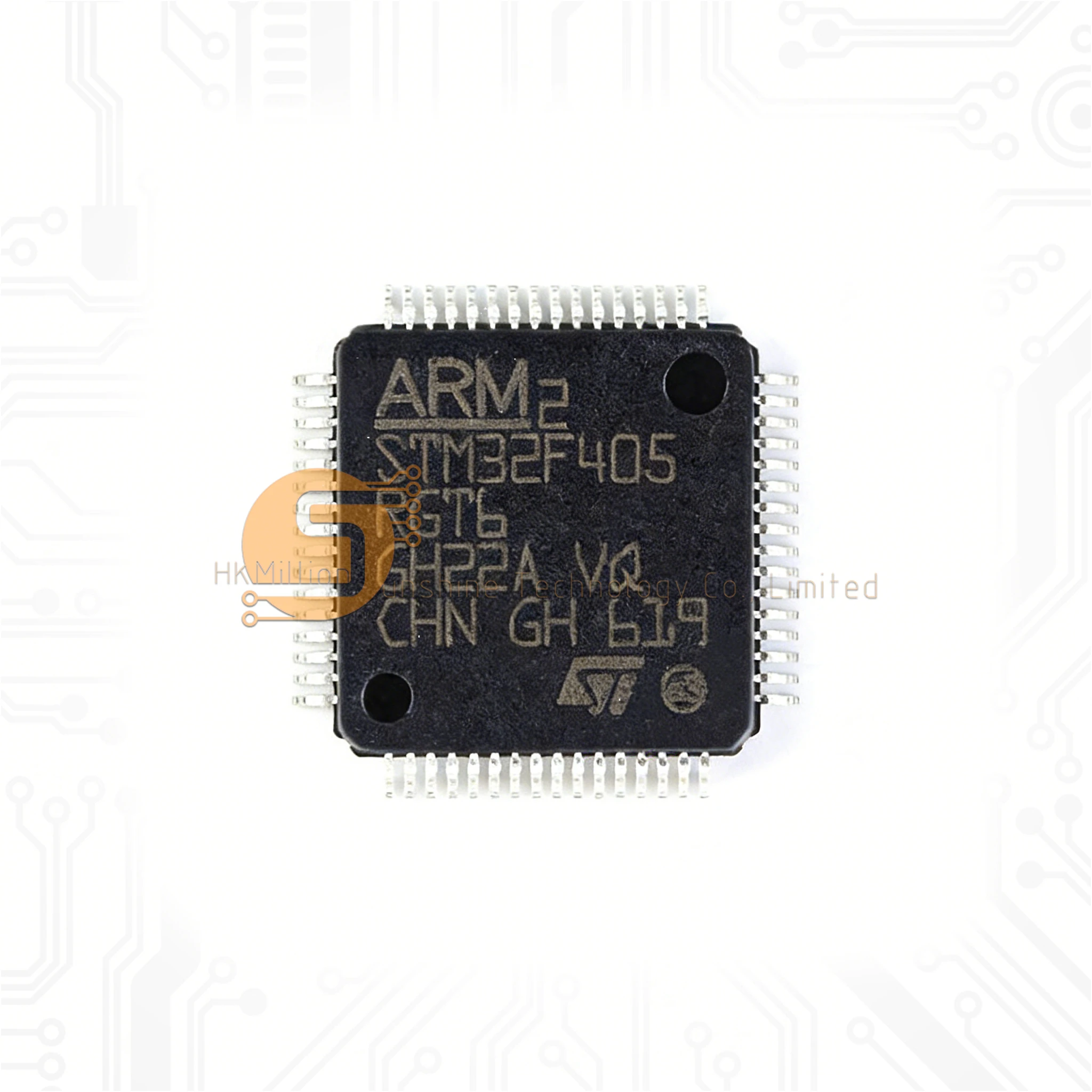 STM32F405RGT6 ARM Cortex-M4 32-bit Microcontroller MCU LQFP-64 IC Chip For Embedded Industrial Control