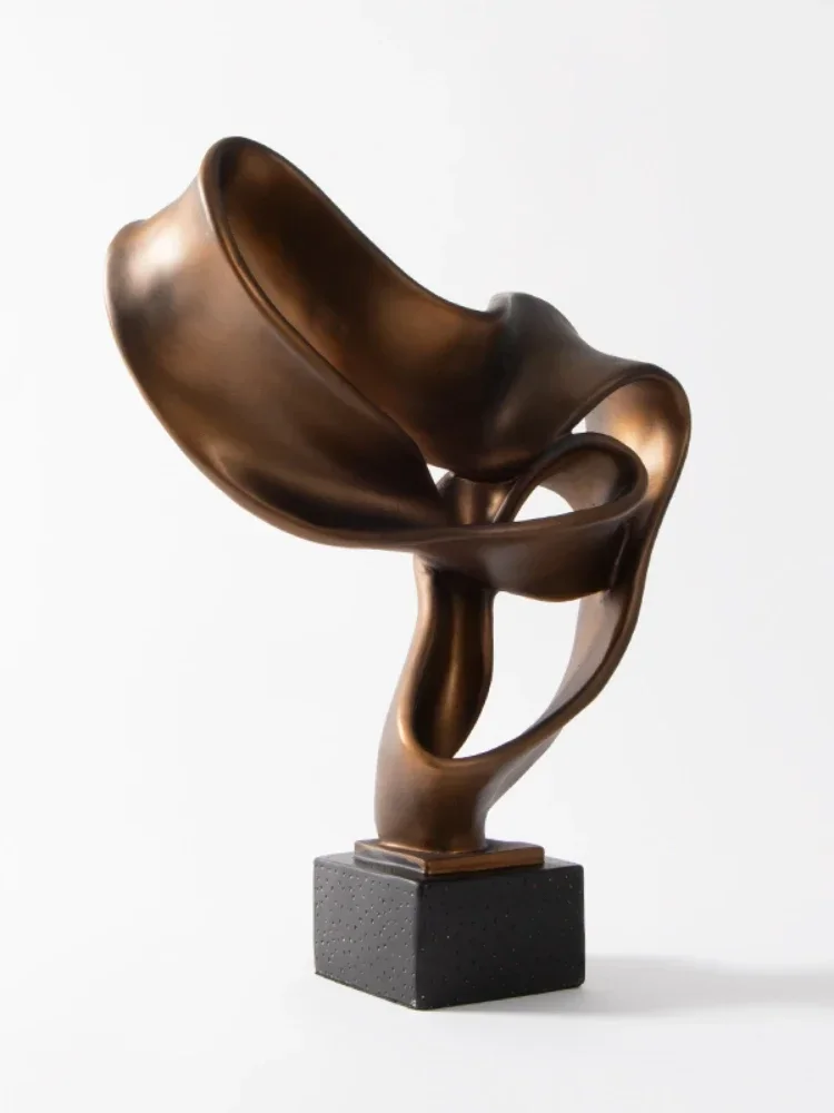By Ju Geometry GRP Sculpture Decoration Sales Office Decoration Artwork Modern Living Room and Hotel Corridor Abstract